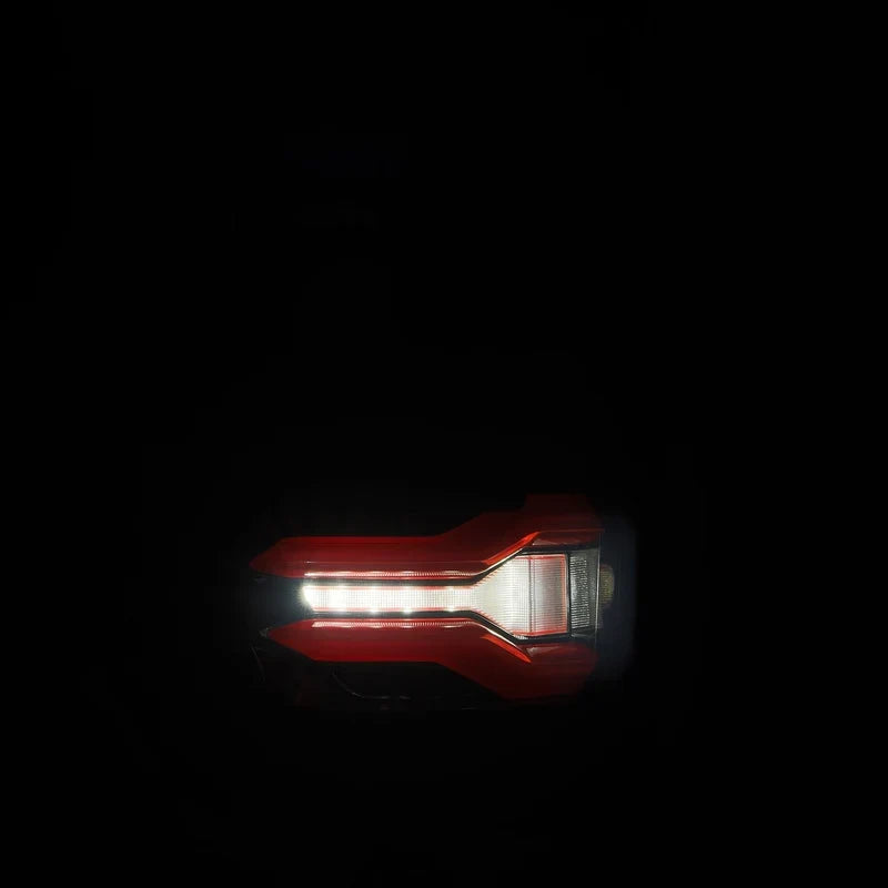 24-26 Ford F-150 / Raptor AlphaRex 653038 LUXX-Series LED Tail Lights Black-Red