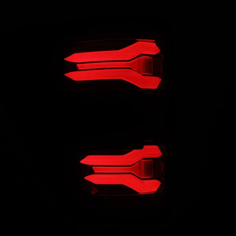24-26 Ford F-150 / Raptor AlphaRex 653038 LUXX-Series LED Tail Lights Black-Red