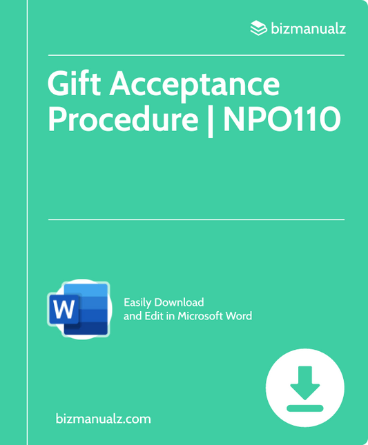 Gift Acceptance Procedure | NPO110