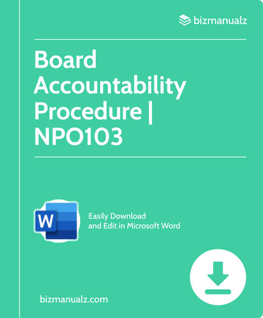 Board Accountability Procedure | NPO103