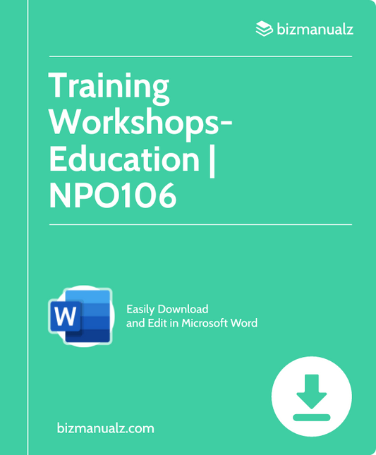 Training Workshops-Education Procedure | NPO106