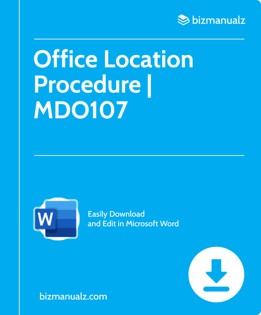 Office Location Procedure | MDO107