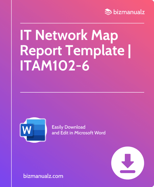 IT Network Map Report Template | ITAM102-6