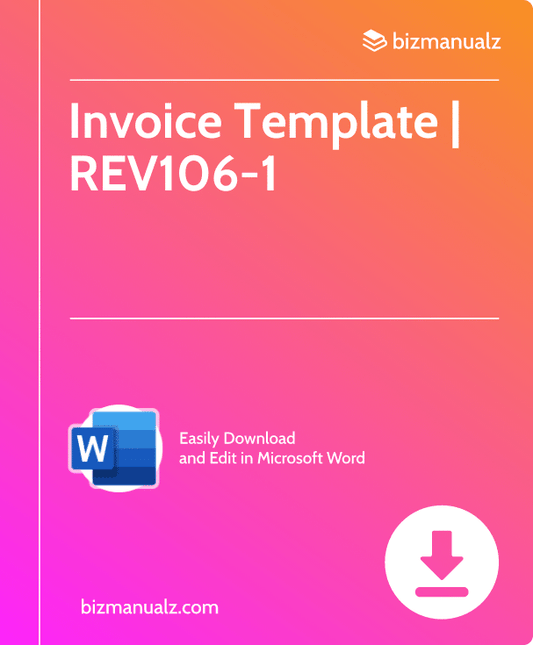 Invoice Template | REV106-1