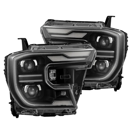 24-26 Ford Ranger Raptor 3.0L EB AlphaRex 880903 LUXX-Series LED Projector Headlights Black
