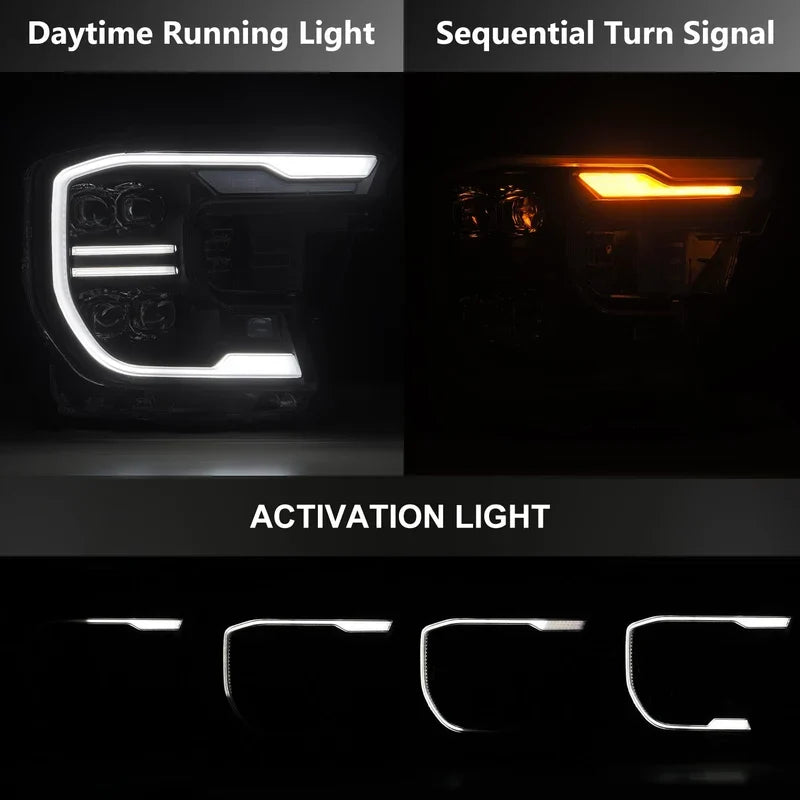 24-26 Ford Ranger Raptor 3.0L EB AlphaRex 880893 NOVA-Series LED Projector Headlights Black