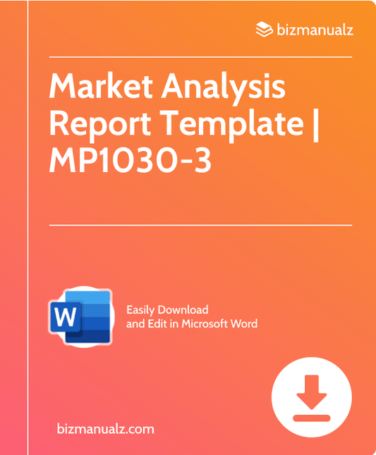 Market Analysis Report Template | MP1030-3