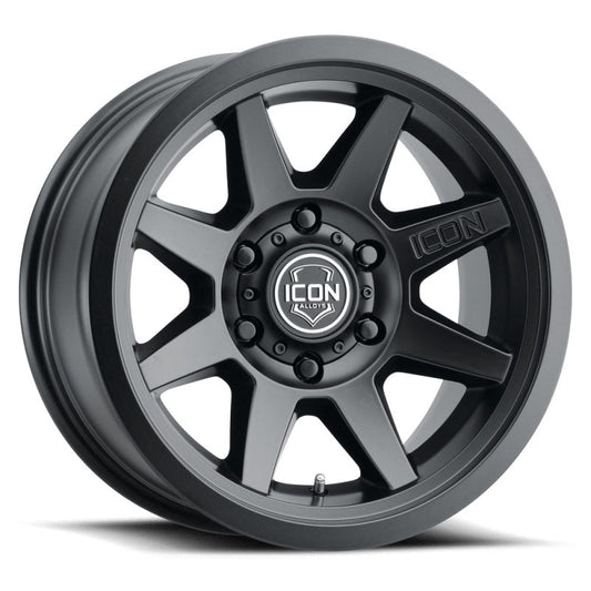 21-23 Ford Bronco / 19-23 Ford Ranger ICON 1917859057SB Rebound 5.75in BS 17x8.5 6x5.5 25mm Offset 95.1mm Bore Satin Black Wheel