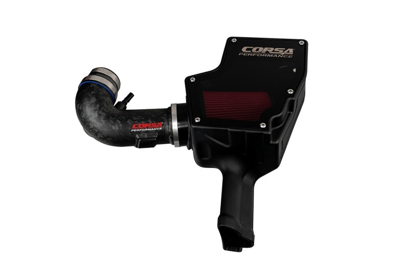 18-23 Ford Mustang GT 5.0L V8 Corsa Performance 44007D-MF Carbon Fiber Air Intake w/ DryTech 3D No Oil