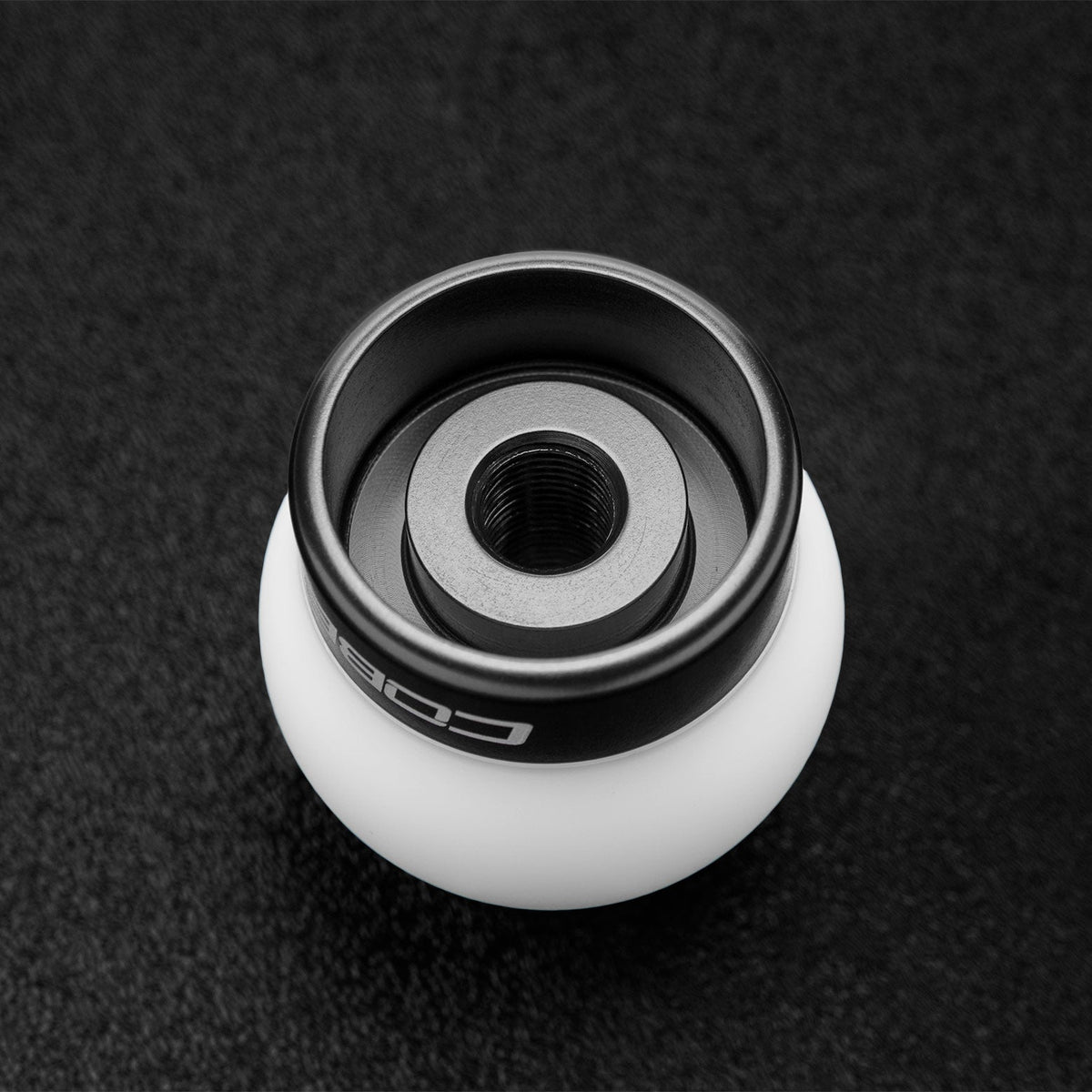 15-23 Ford Mustang l4 2.3L Ecoboost COBB 2M1350-W-BK Shift Knob White with Black Base