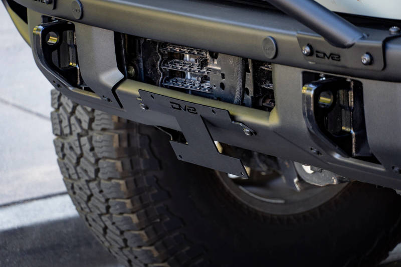 21-25 Ford Bronco DV8 Offroad LPBR-01 Factory Front Bumper Licence Relocation Bracket - Front