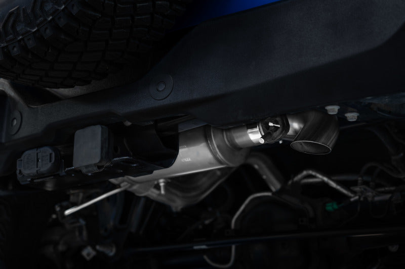 21-23 Ford Bronco 2.3L/2.7L MBRP S5245AL Aluminized Steel 3in Cat-Back, Single High Clearance Rear Exit