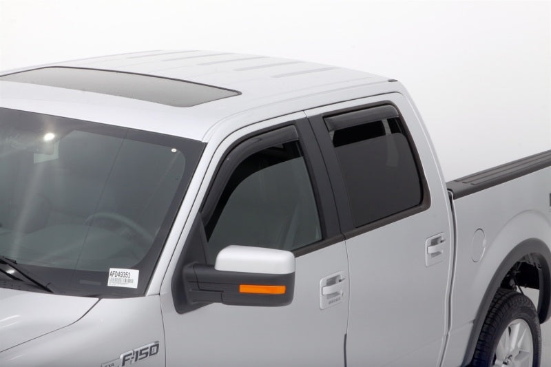 09-14 F-150 SuperCrew AVS 194155 Ventvisor In-Channel Window Deflectors 4pc - Smoke