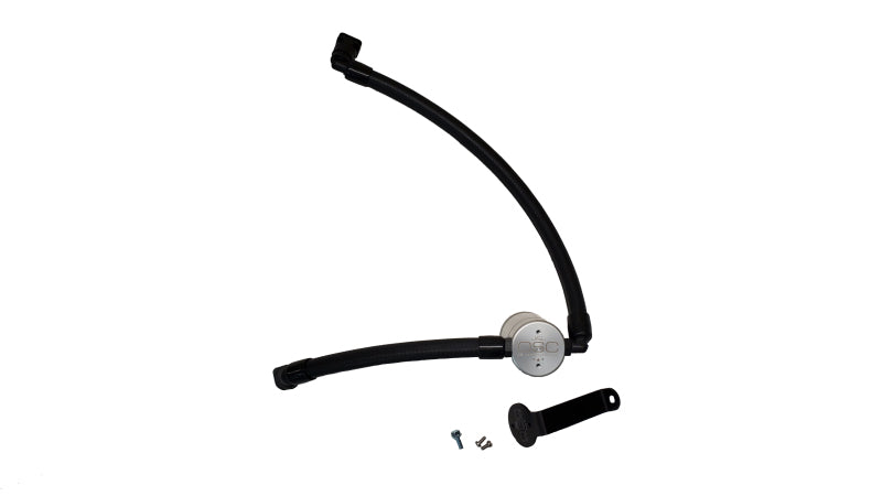 21-26 Ford Bronco 2.7L EcoBoost J&L 3073P-C 3.0 Oil Separator Passenger Side - Clear Anodized