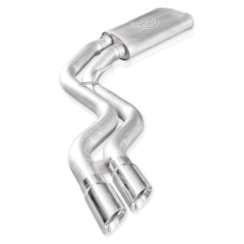 15-20 Ford F-150 Stainless Works FT15CBFT Exhaust X-Pipe Resonator Muffler Exits In Front Of Passenger Rear Tire