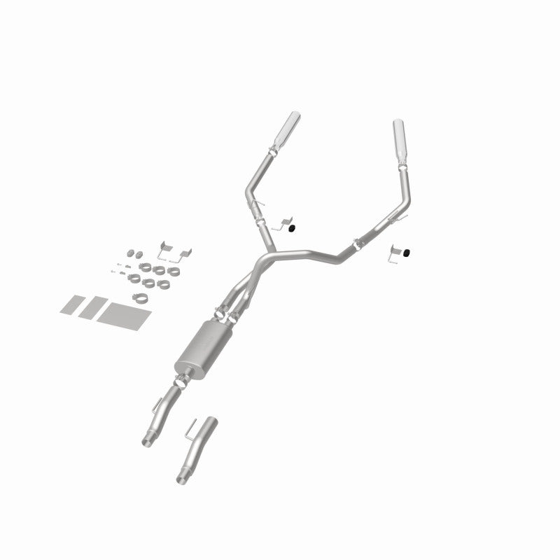 11-14 Ford F-150 V6 3.7L / V8 5.0L & 6.2L Magnaflow 15460 3in SS Dual Split Rear Exit Cat Back Exhaust