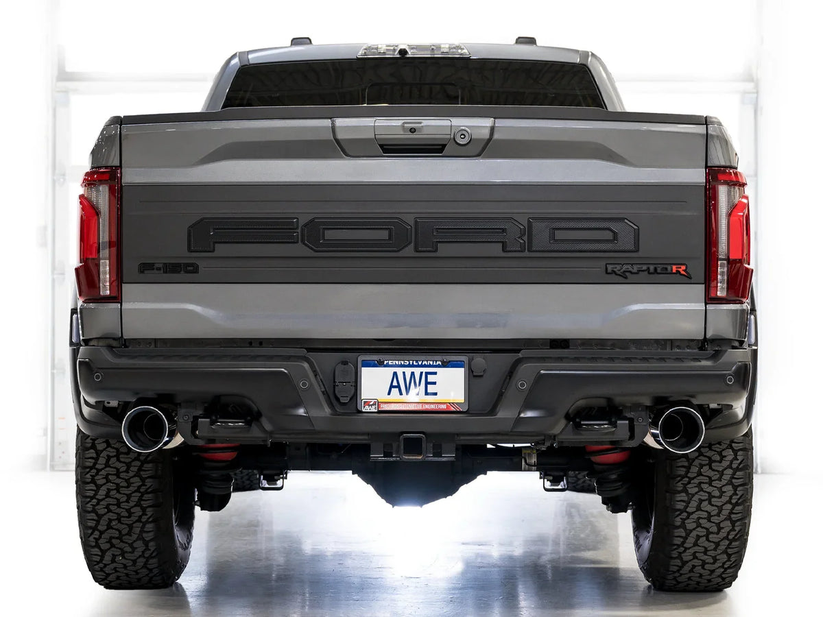 23-26 Ford Raptor R AWE Tuning 3025-32852 Gen 3 SwitchPath™ Exhaust - Chrome Silver Tips