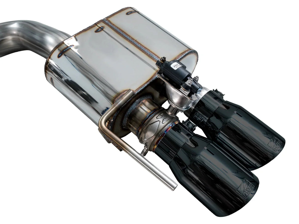 18-23  Ford Mustang GT 5.0L AWE Tuning 3025-43550 SwitchPath Cat-back Exhaust - Diamond Black Tips