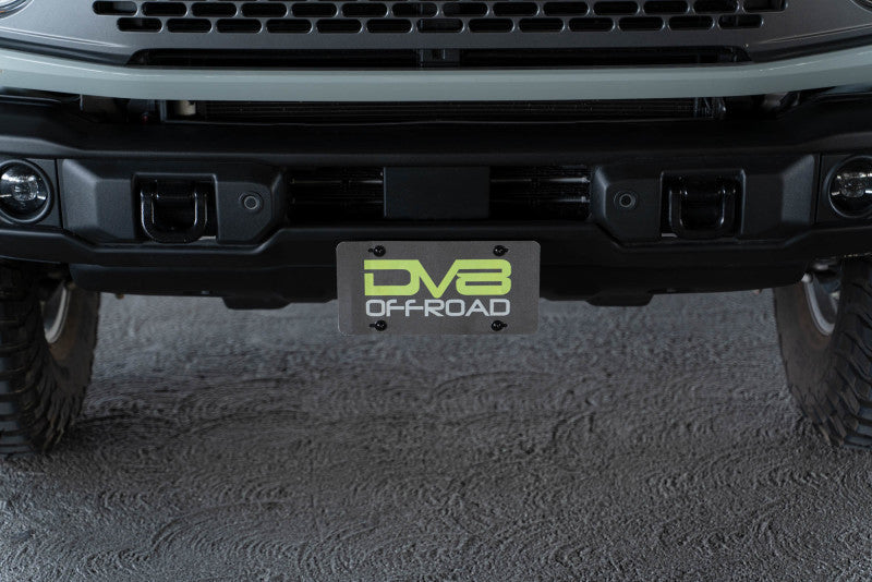21-26 Ford Bronco DV8 Offroad LPBR-04 Capable Bumper Front License Plate Mount