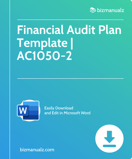 Financial Audit Plan Template | AC1050-2