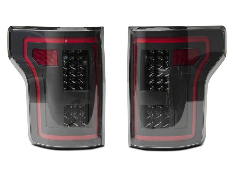 15-17 Ford F-150 Raxiom T544625 LED Tail Lights w/ SEQL Turn Signals - Blk Housing (Clear Lens)