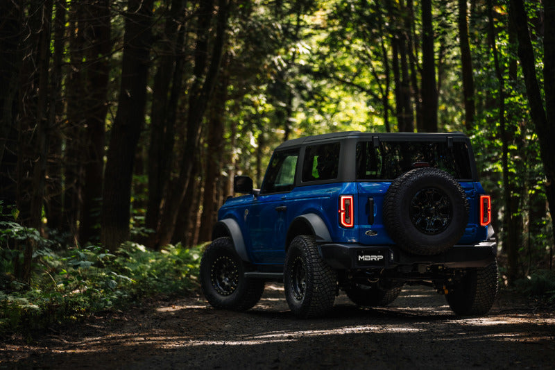 21-23 Ford Bronco V6 2.3L & 2.7L EB MBRP S5245304 3in Cat-Back Single High Clearance Rear Exit SS