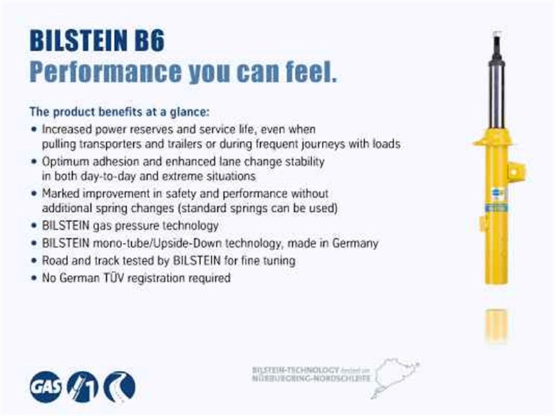 15-22 Ford Mustang Bilstein 35-253600 B6 Performance - Suspension Strut Assembly - Front