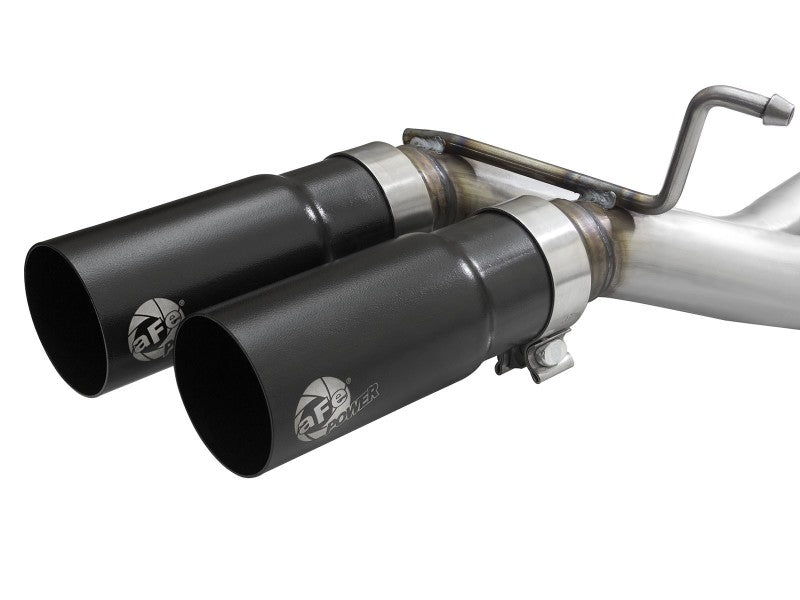 21-25 Ford F-150 2.7L & 3.5L V6 / 5.0L V8 AFE 49-43128-B Rebel Series 3 to 2.5in SS Cat-Back Exhaust System w/ Black Tip