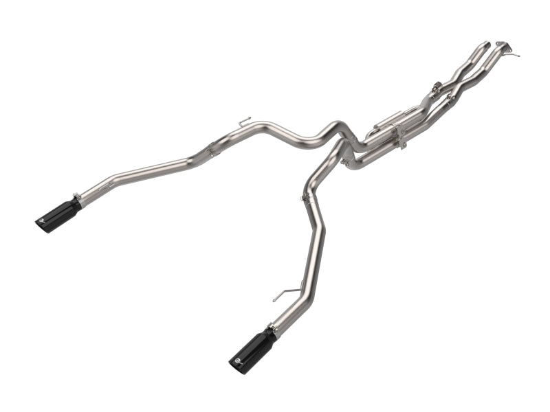24-26 Ford Ranger Raptor V6-3.0L aFe 49-33152-B Vulcan Series 3 IN 304 Stainless Steel Cat-Back Exhaust System w/ Polished Tip