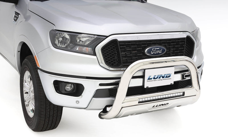 04-25 Ford F-150 Lund 47021206 (Excl. Heritage) Bull Bar w/Light & Wiring - Polished