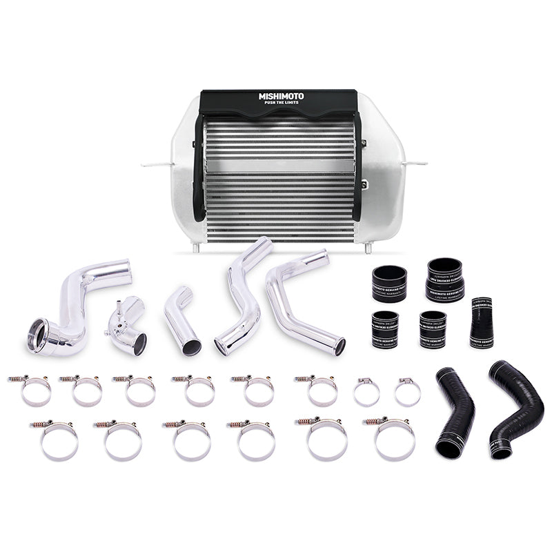 11-14 Ford F-150 Ecoboost / 15-17 Expedition & Navigator Mishimoto MMINT-F150-11KPSL Performance Intercooler - Sleek Silver with Polished Piping