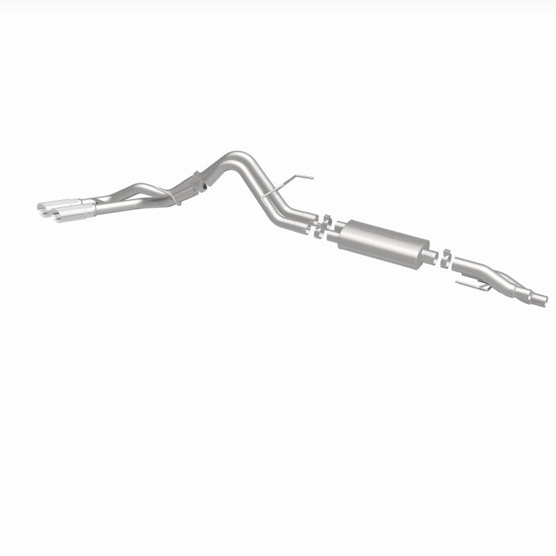 11-14 Ford F-150 V6 3.7L / V8 5.0L & 6.2L MagnaFlow 15461 Catback Exhaust Dual Same Side Exit w/ 3.5in SS Tips
