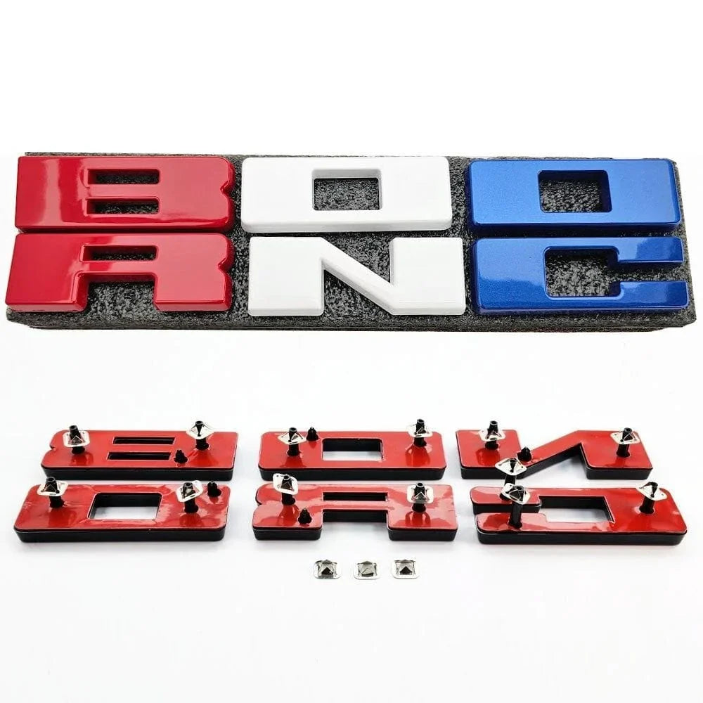 21-24 Ford Bronco UPR Grille Replacement Letters