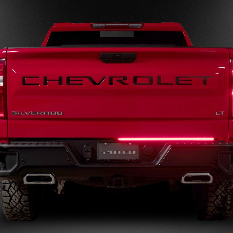 21-25 Ford F-150 Putco 9203060-17 60In Direct Fit Red Blade Kit Tailgate Bars w Factory LED Taillamps