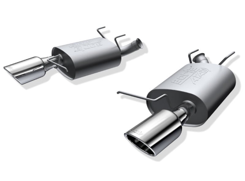 11-14 Ford Mustang V6 Borla 11792 ATAK Exhaust Aggressive Split Rear Exit Exhaust System
