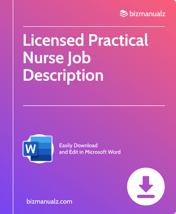 Licensed Practical Nurse Job Description