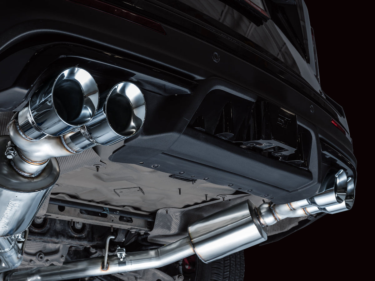 20-24 Ford Explorer ST V6 3.0L AWE Tuning 3015-42625 Touring Edition Exhaust w/ Chrome Silver Tips