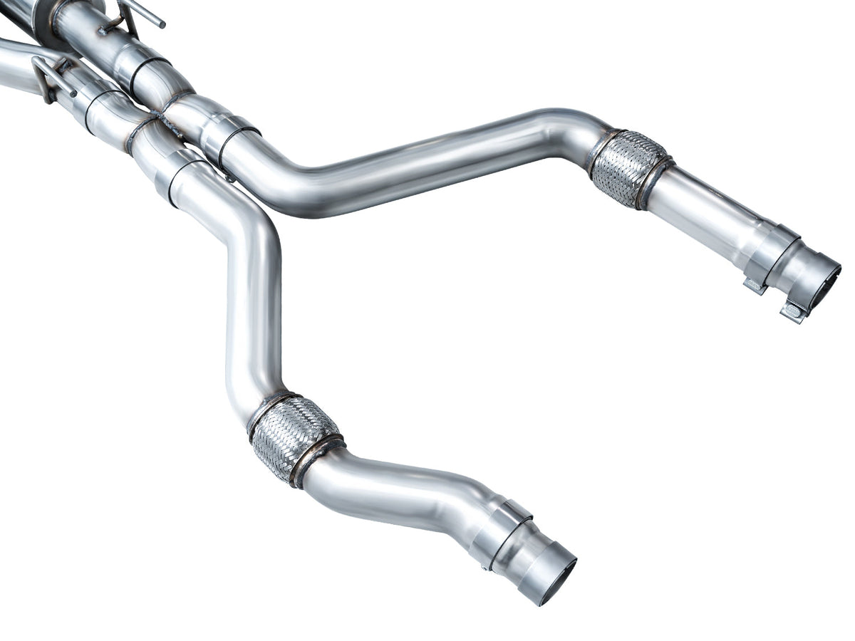 20-24 Ford Explorer ST V6 3.0L AWE Tuning 3015-42625 Touring Edition Exhaust w/ Chrome Silver Tips