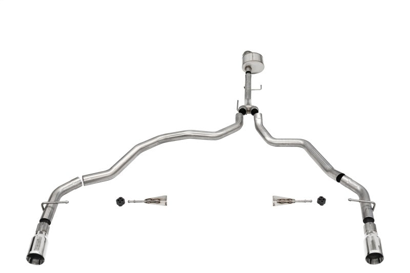 21-24 Ford F-150 5.0L V8 Corsa Performance 21143 3in Xtreme Cat-Back Dual Rear Exit - Polished