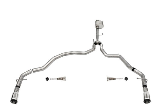 21-24 Ford F-150 5.0L V8 Corsa Performance 21143 3in Xtreme Cat-Back Dual Rear Exit - Polished
