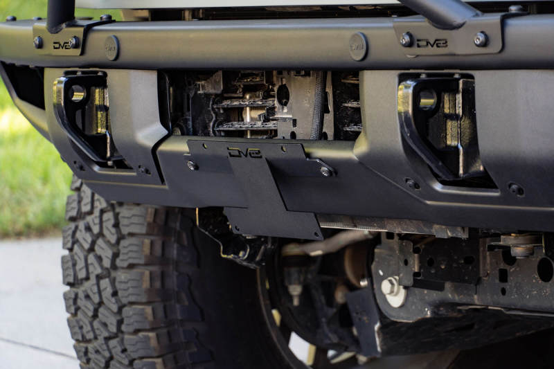 21-25 Ford Bronco DV8 Offroad LPBR-01 Factory Front Bumper Licence Relocation Bracket - Front