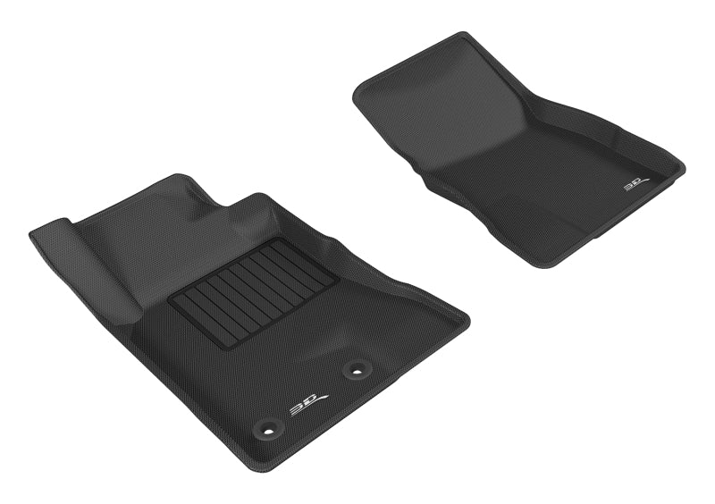 15-24 Ford Mustang 3D MAXpider L1FR08511509 Kagu 1st Row Floormat - Black