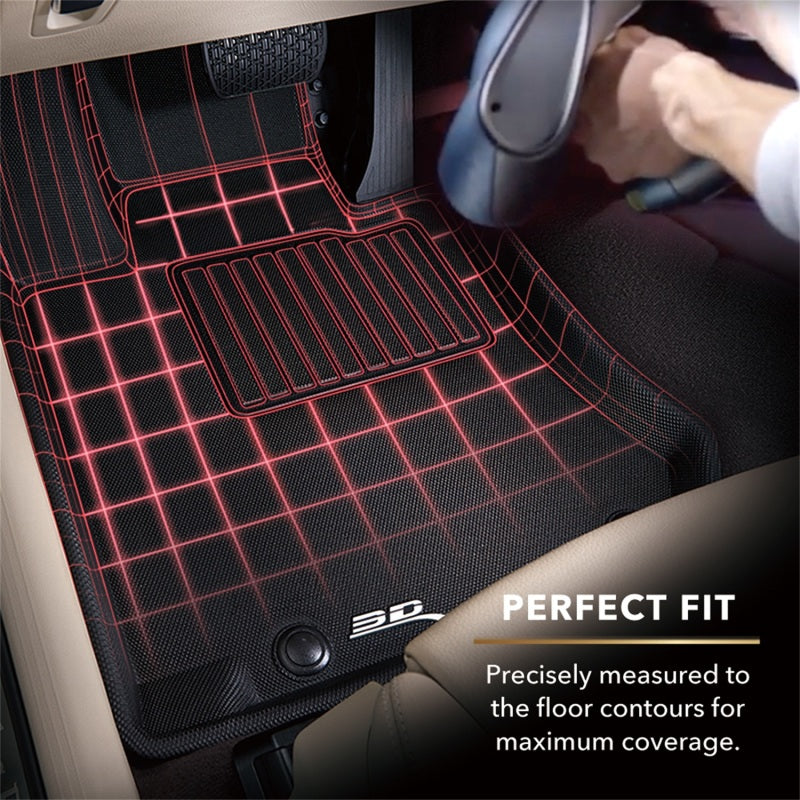 20-24 Ford Explorer 3D MAXpider L1FR13001509 1st/2nd/3rd Row Floor Mats -Black