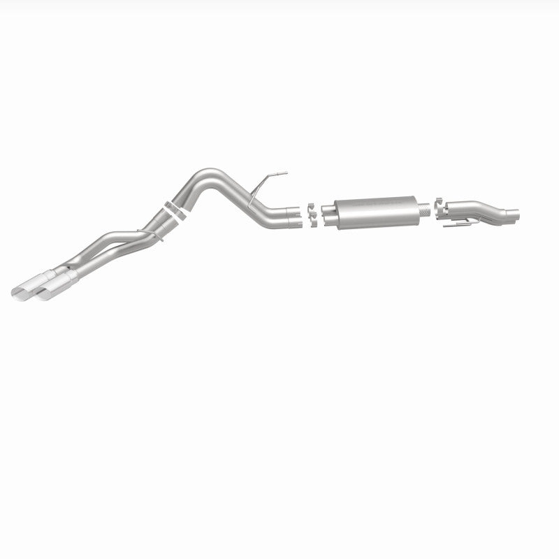11-14 Ford F-150 V6 3.7L / V8 5.0L & 6.2L MagnaFlow 15461 Catback Exhaust Dual Same Side Exit w/ 3.5in SS Tips