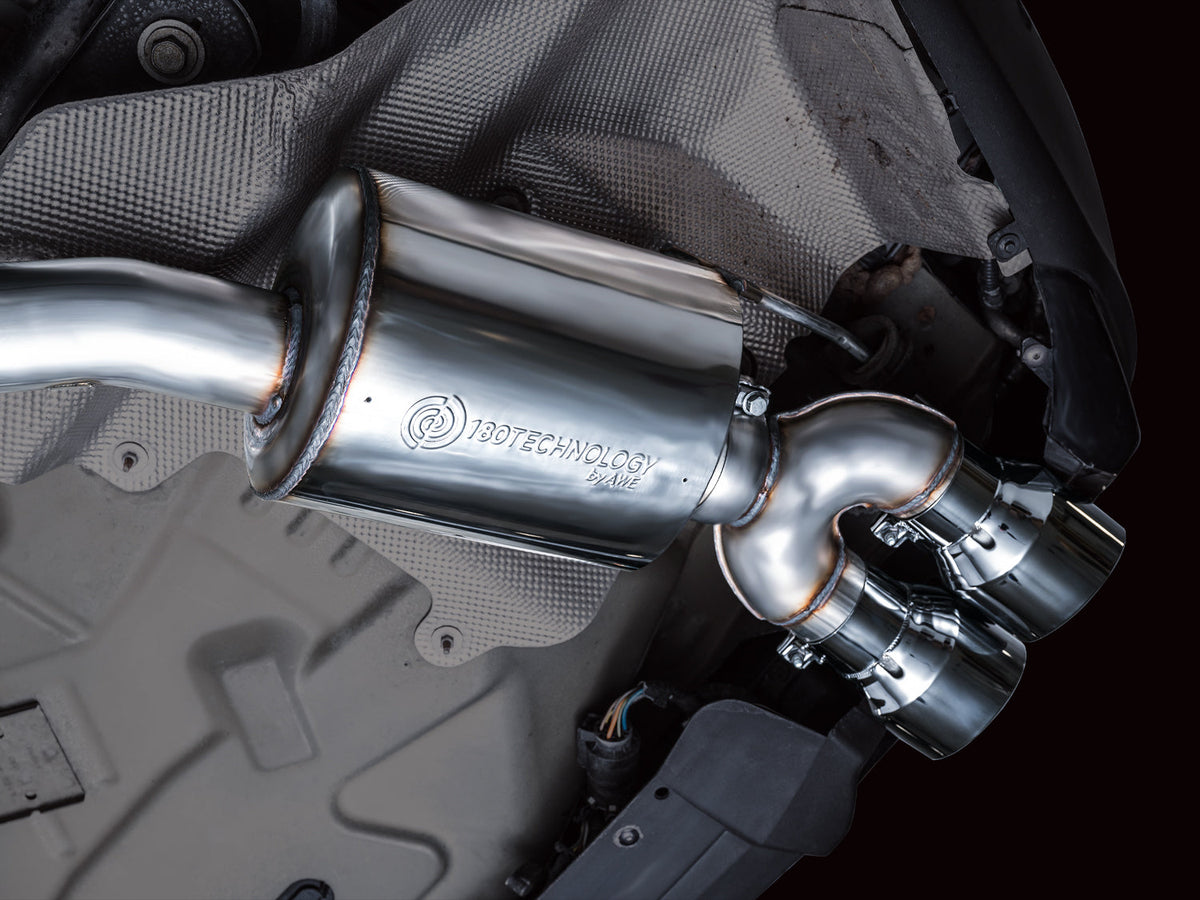 20-24 Ford Explorer ST V6 3.0L AWE Tuning 3015-42625 Touring Edition Exhaust w/ Chrome Silver Tips