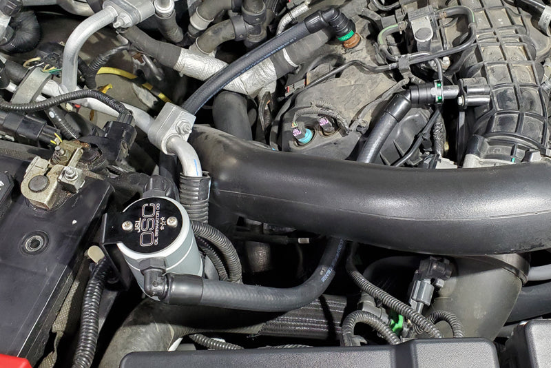 15-17 Ford Expedition 3.5L EcoBoost J&L 3047P-C Oil Separator 3.0 Clear Anodized