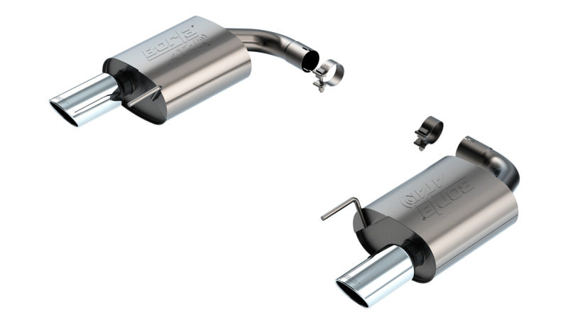 24+ Ford Mustang GT 5.0L V8 w/o Active Exhaust Borla 11984 ATAK Axle-Back Exhaust System