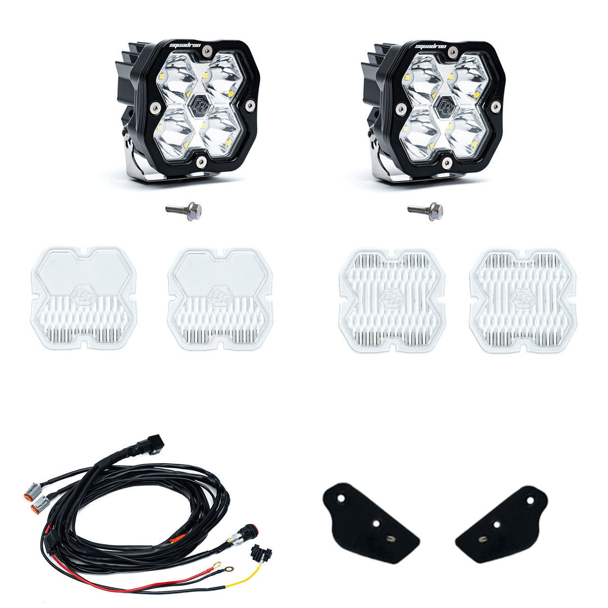 21-26 Ford Bronco / 22-24 Bronco Raptor Baja Designs 440087UP Squadron 2.0 Sport A-Pillar Light Kit - Clear