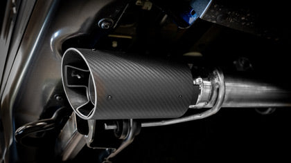 23-24 Ford F-150 Raptor R / 21-24 F-150 Raptor Borla 60727CFBA 3in Connection Pipe 4.5in Tip - Carbon Fiber Black Anodized