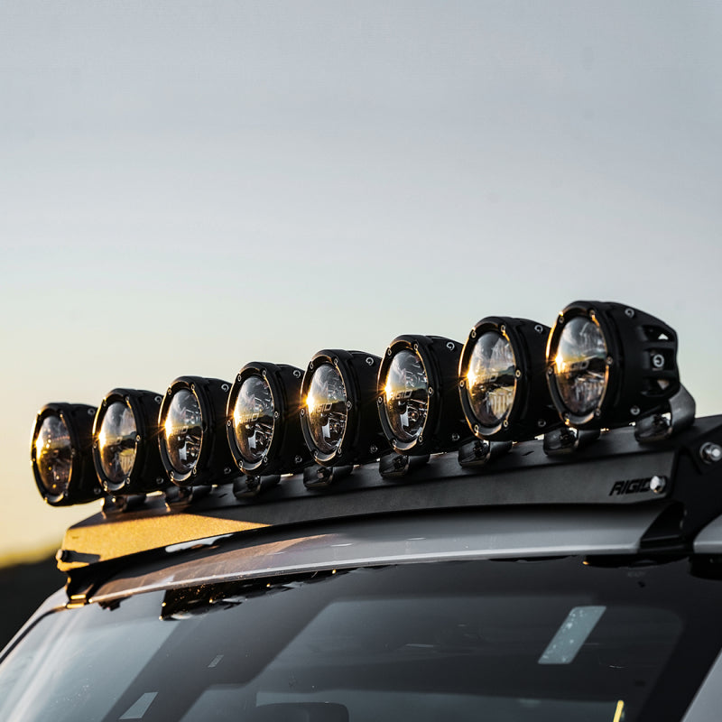 22-23 Ford Bronco Raptor / 21+ Ford Bronco Rigid 46729 Roof Pod Mount - fits 8 4in 360-Series lights